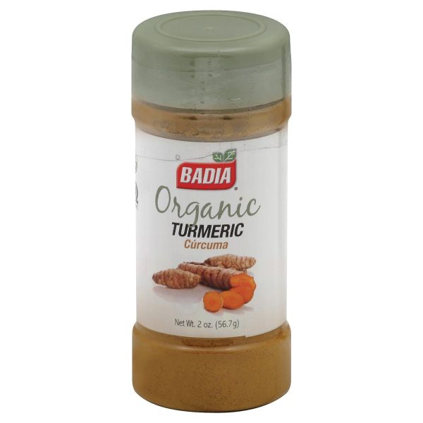 Badia Spices Organic Turmeric - Case Of 12 - 2 Oz. Discount