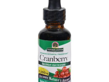 Nature s Answer Cranberry Alcohol Free - 1 Fl Oz Online Hot Sale