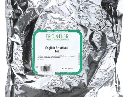 Frontier Herb Tea - Black - English Breakfast - Traditional Blend - Bulk - 1 Lb Online