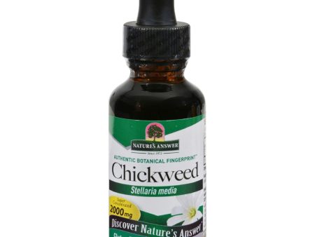 Nature s Answer Chickweed Herb Alcohol Free - 1 Fl Oz Online Sale