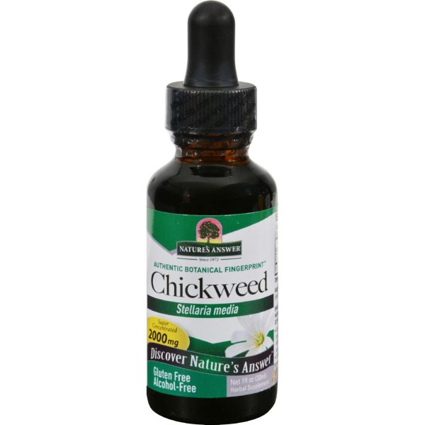 Nature s Answer Chickweed Herb Alcohol Free - 1 Fl Oz Online Sale