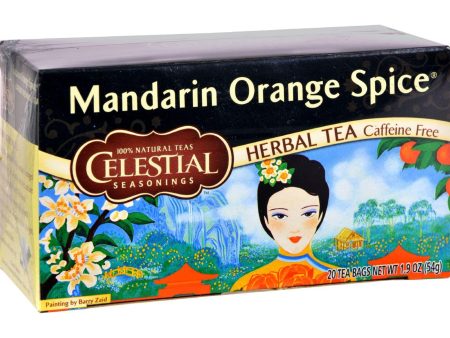 Celestial Seasonings Herbal Tea - Mandarin Orange Spice - 20 Bags Sale