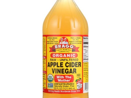 Bragg Apple Cider Vinegar - Organic - Raw - Unfiltered - 32 Oz - Case Of 12 Fashion