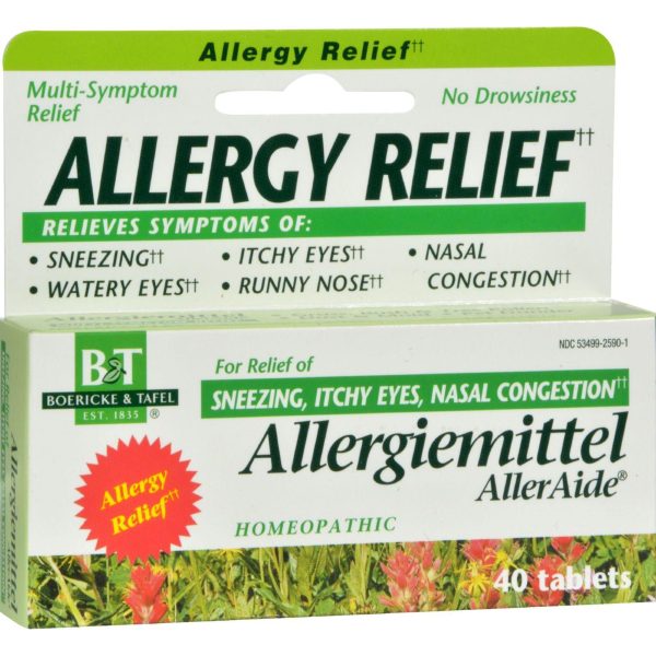 Boericke And Tafel Allergiemittel Alleraide - 40 Tablets Online Sale