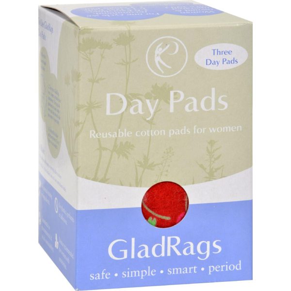 Gladrags Color Cotton Day Pad - 3 Pack Fashion