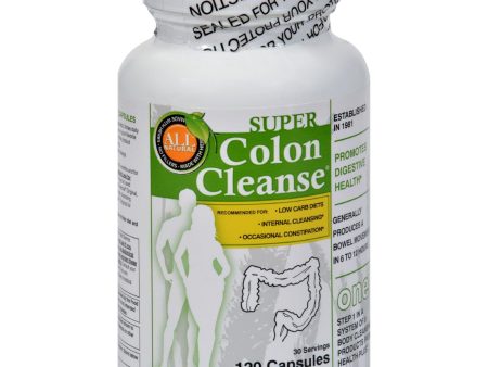 Health Plus Super Colon Cleanse - 120 Capsules For Sale