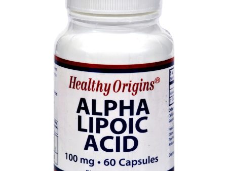 Healthy Origins Alpha Lipoic Acid - 100 Mg - 60 Caps Fashion