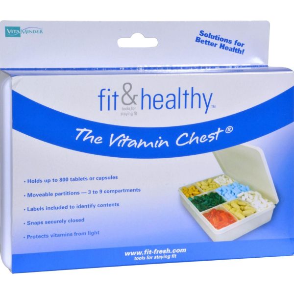 Fit And Healthy Vitamin Chest Organizer - 1 Unit Hot on Sale