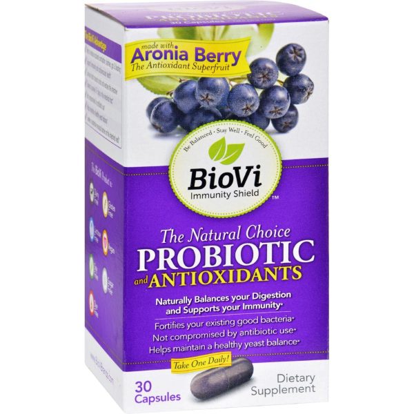 Biovi Probiotic - Antioxidant Blend - 30 Capsules Online Hot Sale