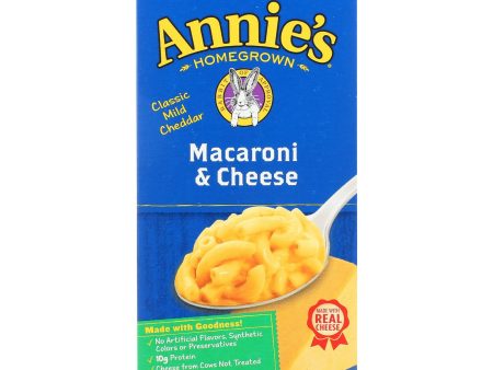 Annie s Homegrown Classic Macaroni And Cheese - Case Of 12 - 6 Oz. Supply