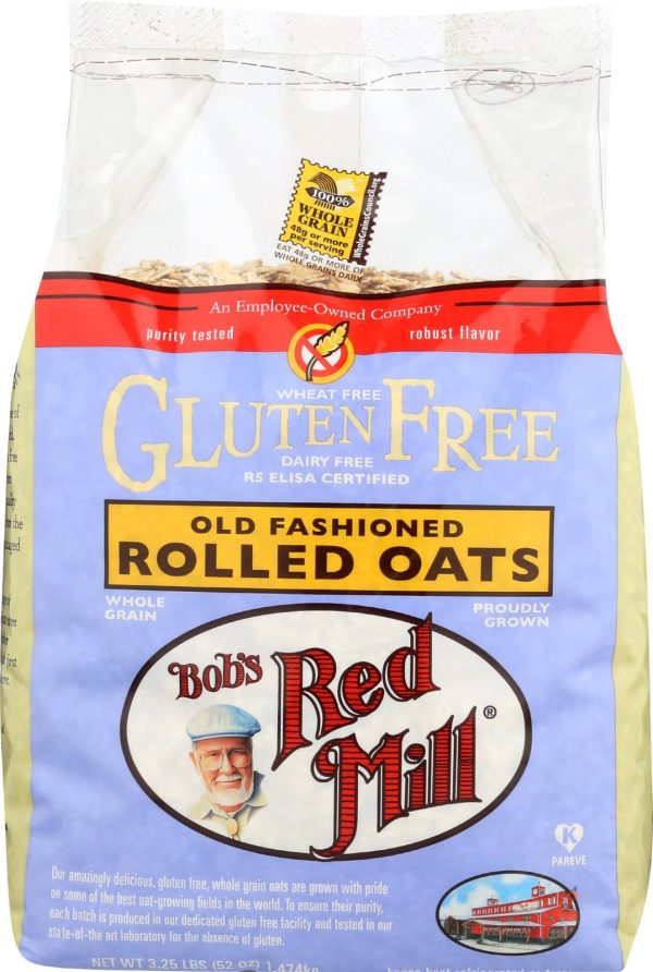 Bob s Red Mill Rolled Oats - Old Fashioned - Case Of 4 - 52 Oz. For Cheap