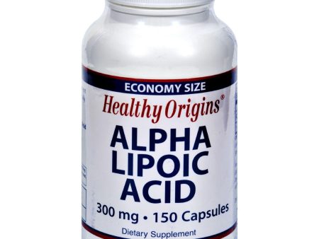 Healthy Origins Alpha Lipoic Acid - 300 Mg - 150 Caps For Sale