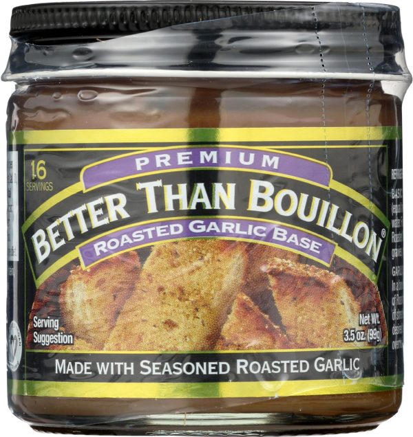 Better Than Bouillon Seasoning - Roasted Garlic Base - Case Of 8 - 3.5 Oz. Online now