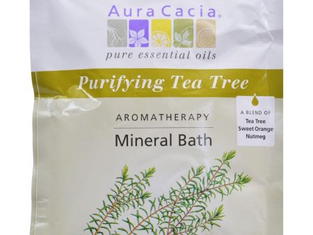 Aura Cacia Aromatherapy Mineral Bath Tea Tree Harvest - 2.5 Oz - Case Of 6 For Discount