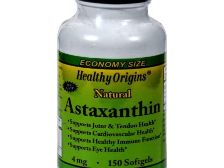 Healthy Origins Astaxanthin - 4 Mg - 150 Softgels For Discount