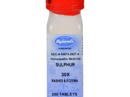 Hylands Homeopathic Sulphur 30x - 250 Tablets Online Hot Sale