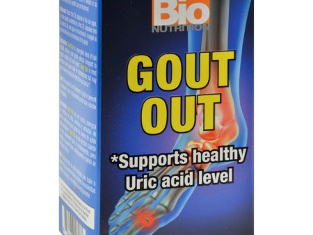 Bio Nutrition Gout Out - 60 Vegetarian Capsules Discount