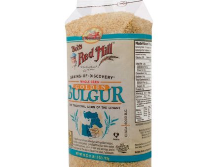 Bob s Red Mill Golden Bulgur - Soft White Wheat Ala - 28 Oz - Case Of 4 Online now