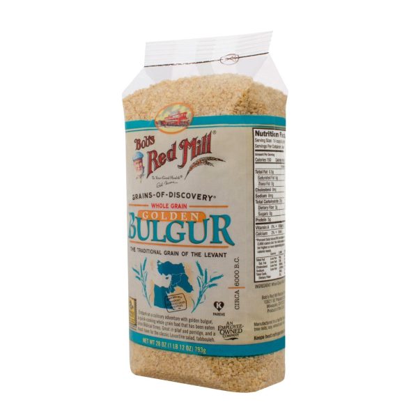 Bob s Red Mill Golden Bulgur - Soft White Wheat Ala - 28 Oz - Case Of 4 Online now