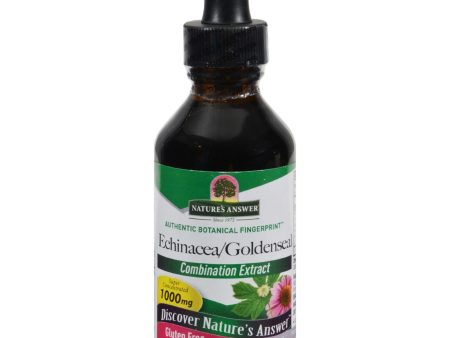 Nature s Answer Echinacea And Goldenseal - 2 Fl Oz Online