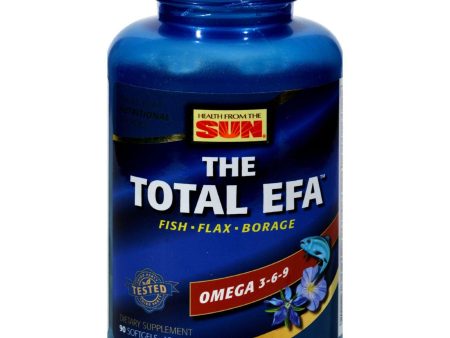 Health From The Sun The Total Efa Fish Oil - 1200 Mg - 90 Softgels Cheap