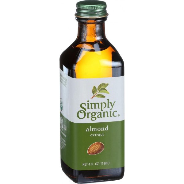 Simply Organic Almond Extract - Organic - 4 Oz For Sale