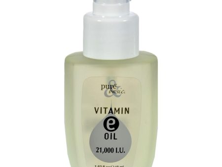 Pure And Basic Lite Vitamin E Oil - 21000 Iu - 1.62 Fl Oz Online Hot Sale