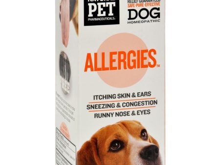 King Bio Homeopathic Natural Pet Dog - Allergies - 5 Oz Supply