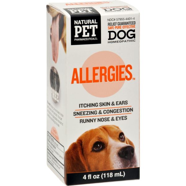 King Bio Homeopathic Natural Pet Dog - Allergies - 5 Oz Supply