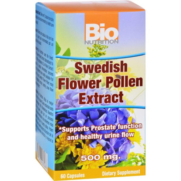 Bio Nutrition Inc Swedish Flower Pollen Extract - 500 Mg - 60 Veg Capsules Sale