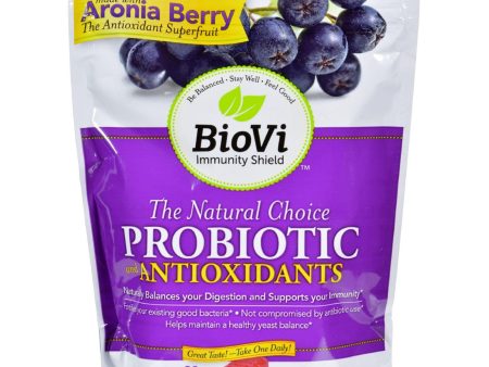 Biovi Probiotic - Antioxidant Blend - Natural Mixed Berry - 30 Soft Chews For Sale