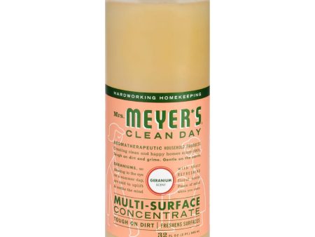 Mrs. Meyer s Multi Surface Concentrate - Geranium - 32 Fl Oz Hot on Sale