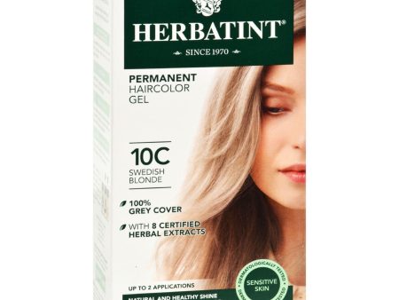 Herbatint Haircolor Kit Ash Swedish Blonde 10c - 1 Kit For Sale