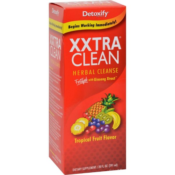 Detoxify Xxtra Clean Herbal Natural Tropical - 4 Fl Oz For Discount