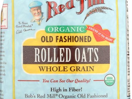 Bob s Red Mill Organic Old Fashioned Rolled Oats - 16 Oz - Case Of 4 on Sale