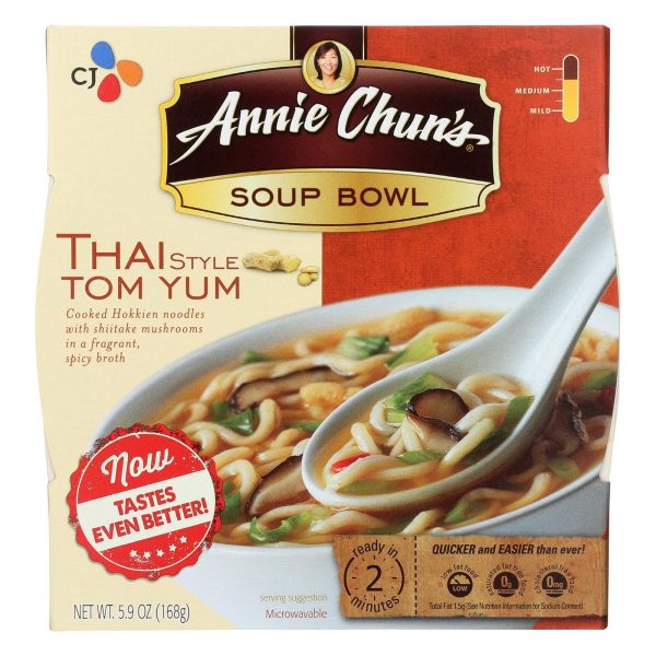 Annie Chun s Thai Tom Yum Soup Bowl - Case Of 6 - 6 Oz. Discount