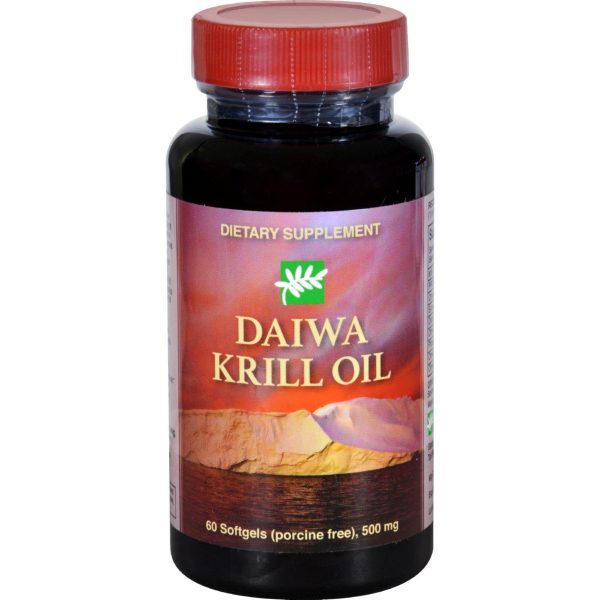 Daiwa Health Development Krill Oil - 500 Mg - 60 Softgels Discount