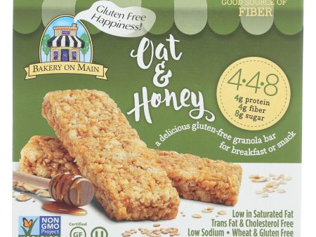 Bakery On Main Granola Bars - Oat, Honey - Case Of 6 - 1.2 Oz. on Sale