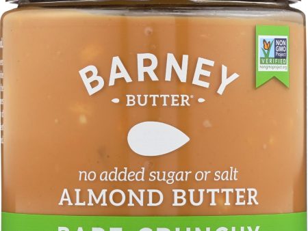 Barney Butter Almond Butter - Bare Crunchy - Case Of 6 - 10 Oz. Sale