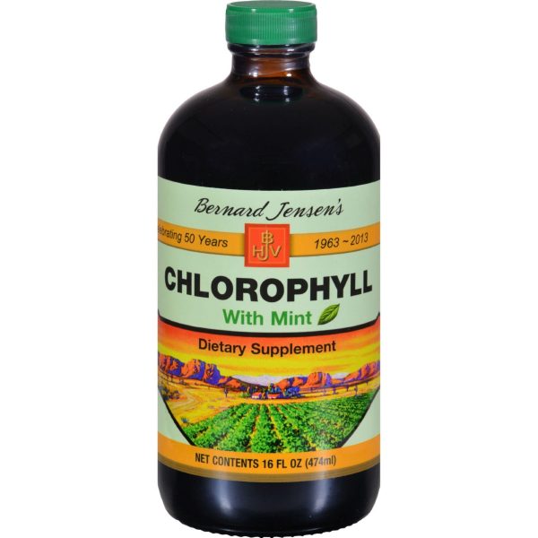 Bernard Jensen Chlorophyll Mint - 16 Fl Oz Cheap