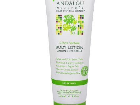 Andalou Naturals Body Lotion - Citrus Verbena Uplifting - 8 Fl Oz Hot on Sale