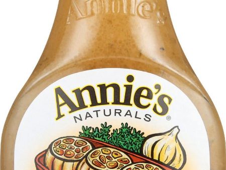 Annie s Naturals Vinaigrette Organic Roasted Garlic - Case Of 6 - 8 Fl Oz. Online now