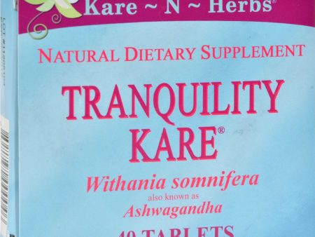 Kare-n-herbs Tranquility Kare - 40 Tablets For Cheap