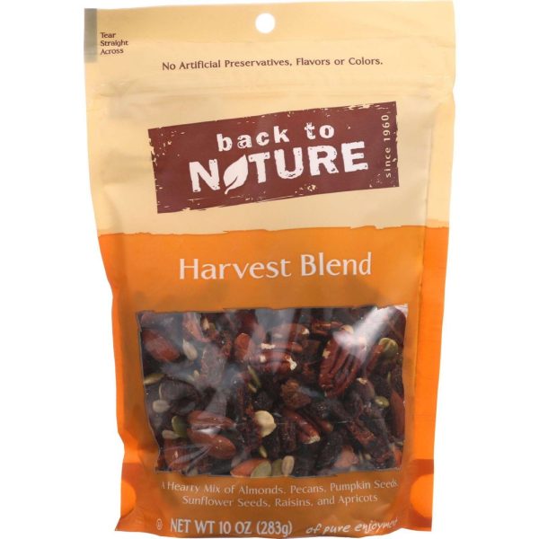 Back To Nature Nuts - Harvest Blend - 10 Oz - Case Of 9 For Cheap