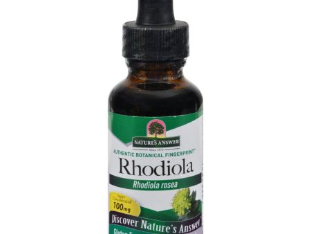 Nature s Answer Rhodiola Root Alcohol Free - 1 Fl Oz Discount