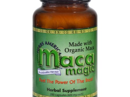 Maca Magic Organic Maca Magic - 200 Capsules Hot on Sale