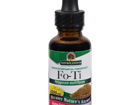 Nature s Answer Fo-ti Cured Root - 1 Fl Oz Online now