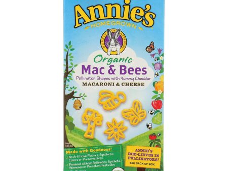 Annie s Homegrown Organic Mac And Bees Macaroni And Cheese - Case Of 12 - 6 Oz. For Discount