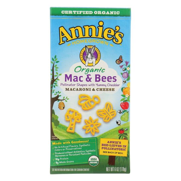 Annie s Homegrown Organic Mac And Bees Macaroni And Cheese - Case Of 12 - 6 Oz. For Discount