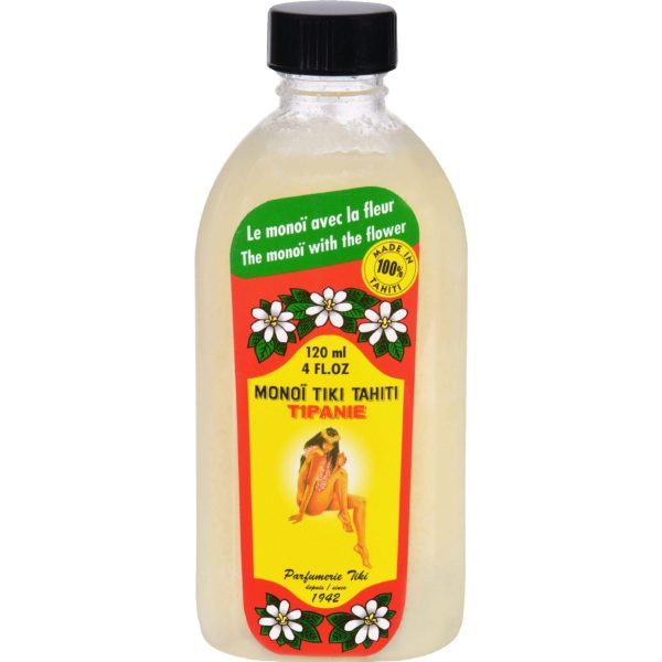 Monoi Coconut Oil - Frangipani Tipanie - Tiare Tahiti - 4 Oz Hot on Sale